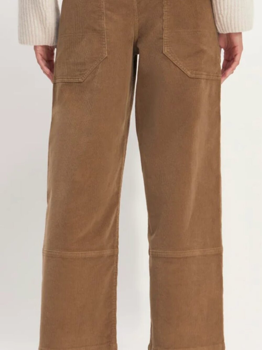 Everlane Corduroy Gardener Pant, Brown, Size 8 - Picture 6 of 6